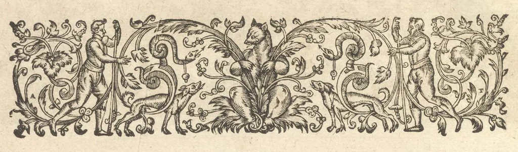 An illustration from L'Adone : poema, 1623, leaf 71