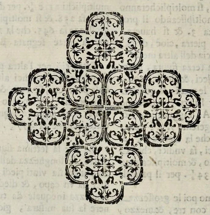 An illustration from La geometria prattica di Gio. Pomodoro venetiano, 1624, leaf 105