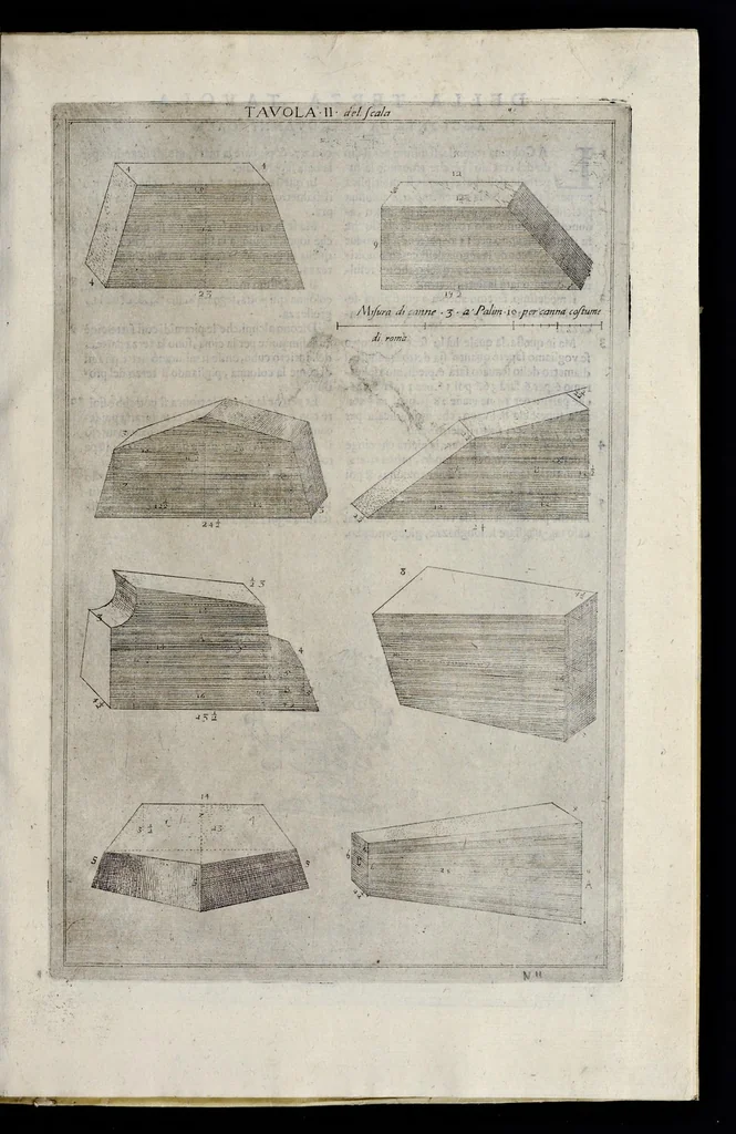 An illustration from La geometria prattica di Gio. Pomodoro venetiano, 1624, leaf 106