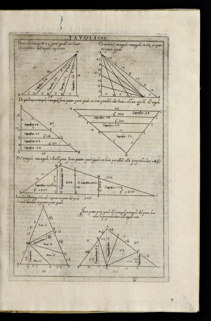 An illustration from La geometria prattica di Gio. Pomodoro venetiano, 1624, leaf 56