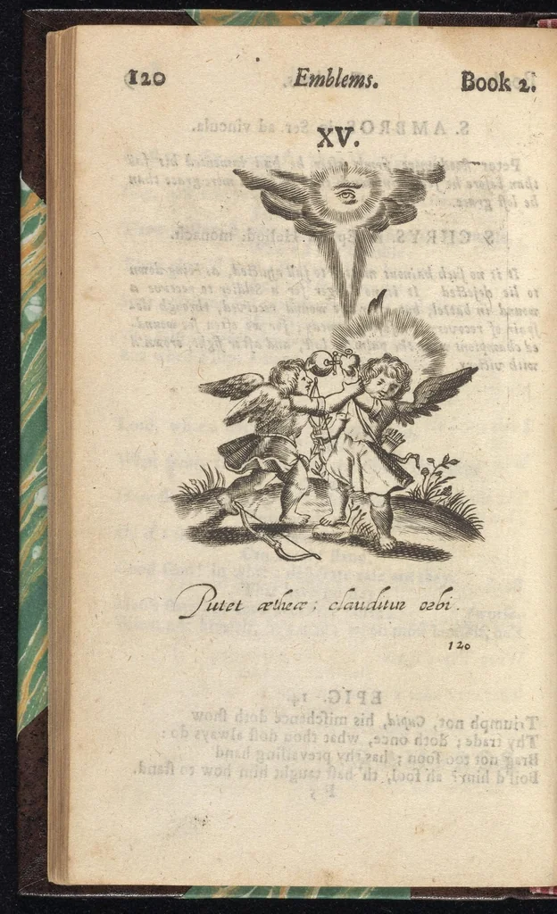 An illustration from Emblems, divine and moral ; together with Hieroglyphicks of the life of man, 1718, leaf 133