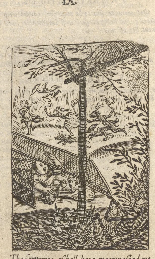 An illustration from Emblems, divine and moral ; together with Hieroglyphicks of the life of man, 1718, leaf 173
