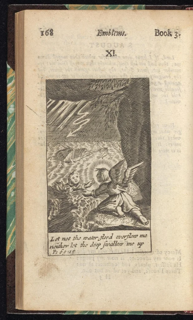An illustration from Emblems, divine and moral ; together with Hieroglyphicks of the life of man, 1718, leaf 181