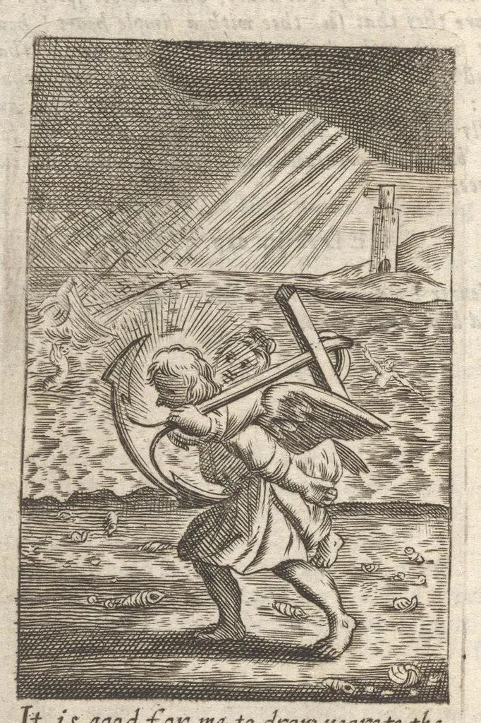 An illustration from Emblems, divine and moral ; together with Hieroglyphicks of the life of man, 1718, leaf 249