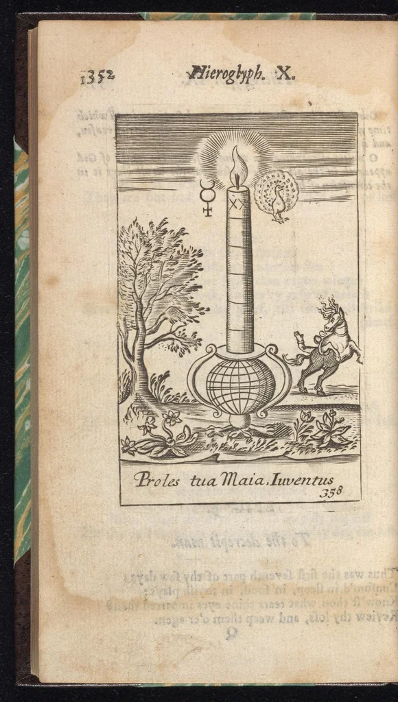 An illustration from Emblems, divine and moral ; together with Hieroglyphicks of the life of man, 1718, leaf 365