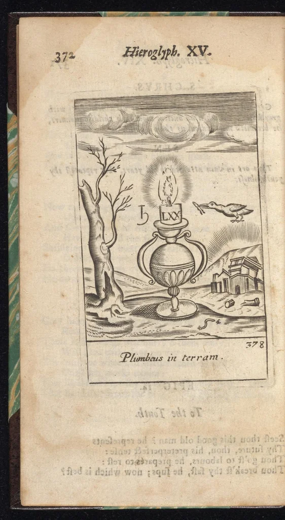 An illustration from Emblems, divine and moral ; together with Hieroglyphicks of the life of man, 1718, leaf 385