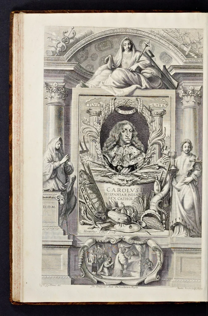 An illustration from Ex tomo septimo Danielis Papebrochii S.I. De actis sanctorum Maii die trigesima, 1688, leaf 151