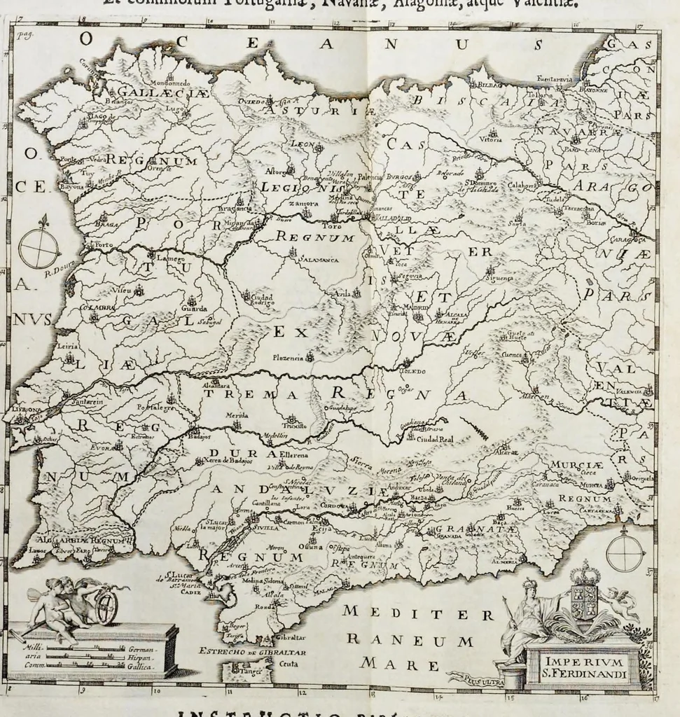 An illustration from Ex tomo septimo Danielis Papebrochii S.I. De actis sanctorum Maii die trigesima, 1688, leaf 37