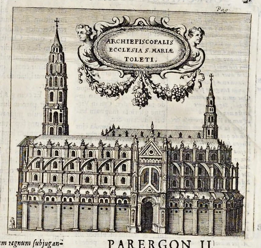 An illustration from Ex tomo septimo Danielis Papebrochii S.I. De actis sanctorum Maii die trigesima, 1688, leaf 50
