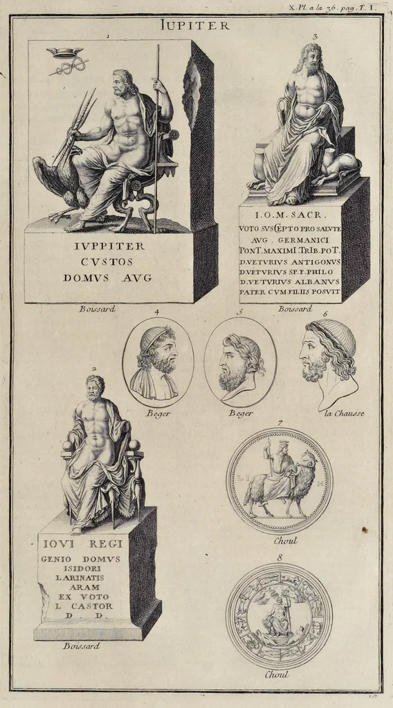 An illustration from L'antiquité expliquée et représentée en figures ..., 1719, leaf 178