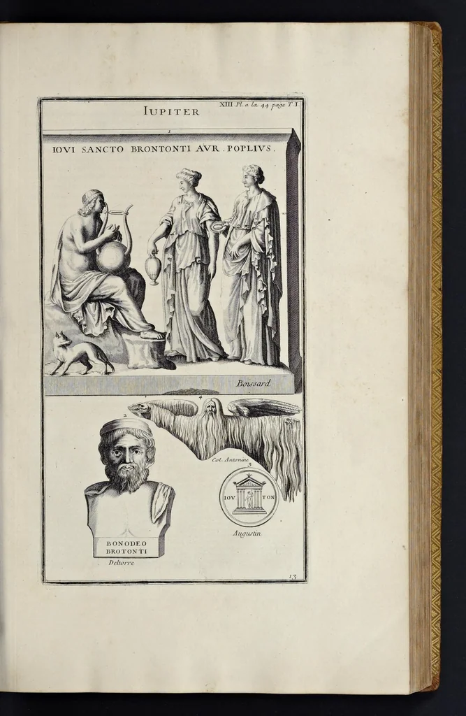 An illustration from L'antiquité expliquée et représentée en figures ..., 1719, leaf 192