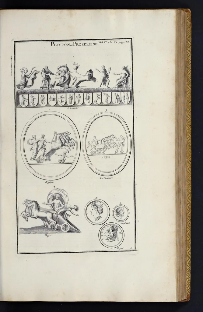 An illustration from L'antiquité expliquée et représentée en figures ..., 1719, leaf 292