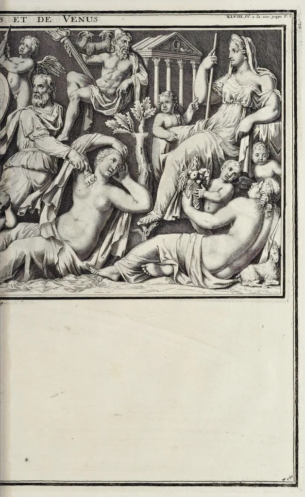 An illustration from L'antiquité expliquée et représentée en figures ..., 1719, leaf 328