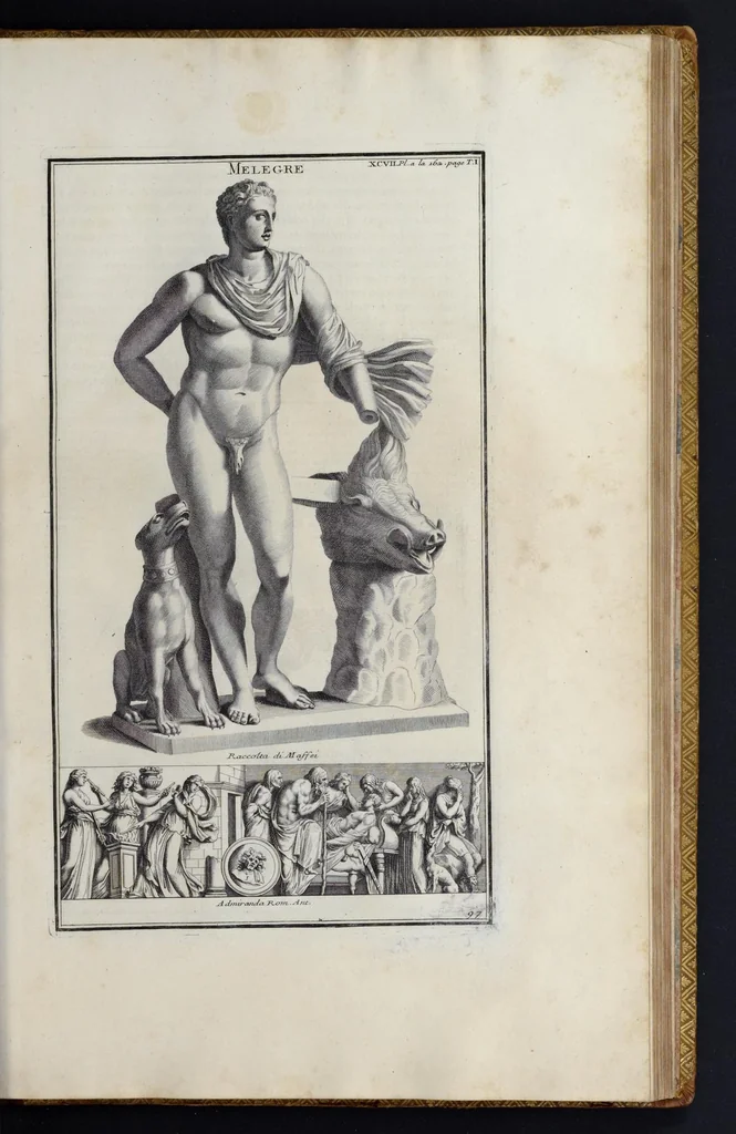 An illustration from L'antiquité expliquée et représentée en figures ..., 1719, leaf 492