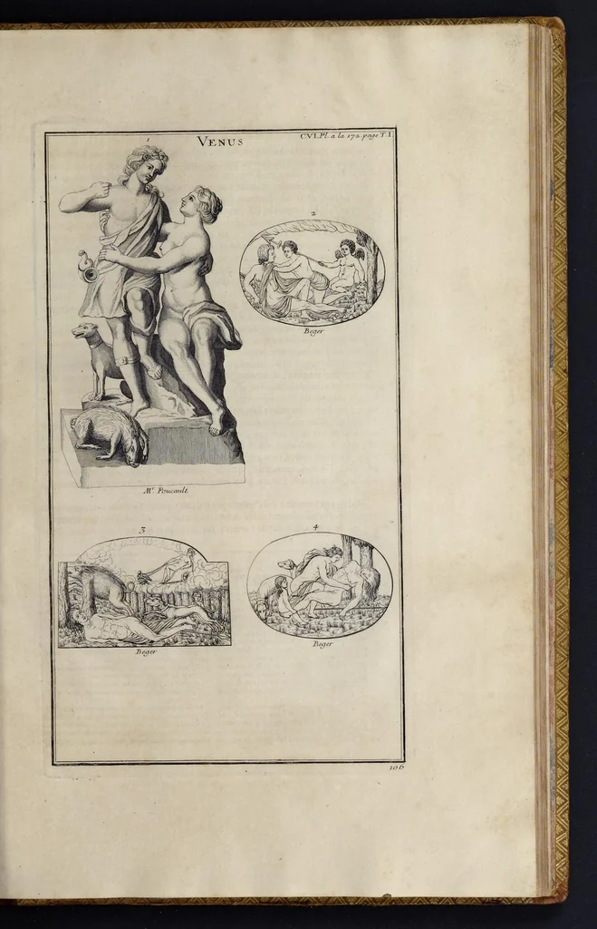 An illustration from L'antiquité expliquée et représentée en figures ..., 1719, leaf 522