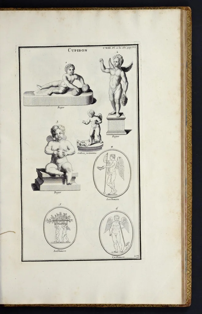 An illustration from L'antiquité expliquée et représentée en figures ..., 1719, leaf 544