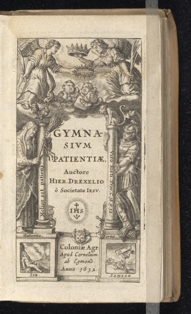 An illustration from Gymnasium patientiae, 1632, leaf 8