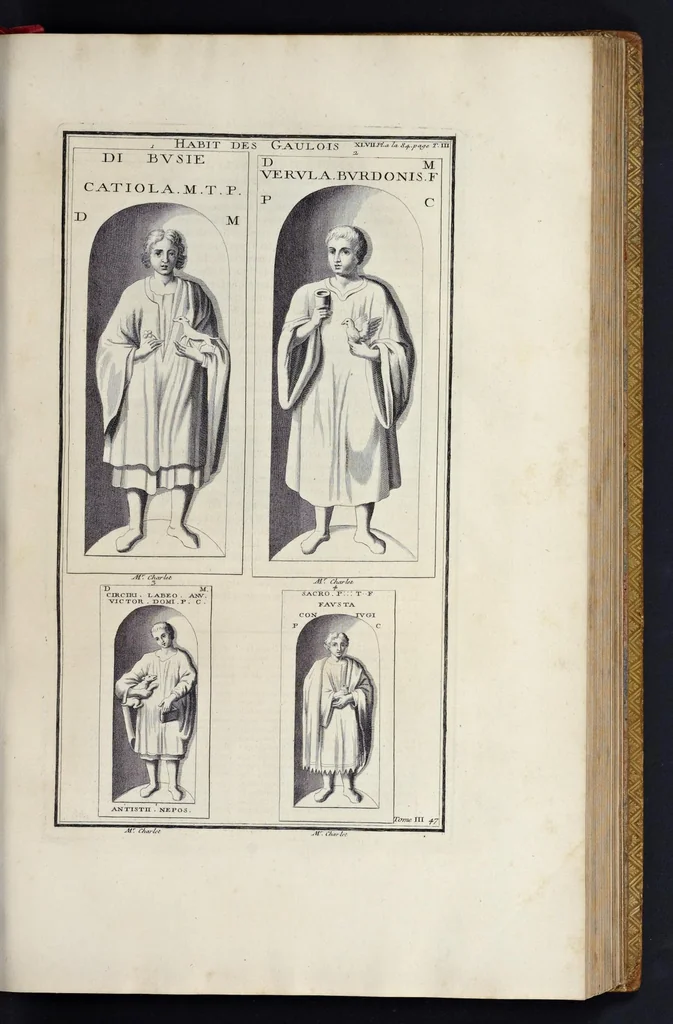 An illustration from L'antiquité expliquée et représentée en figures ..., 1719, leaf 192