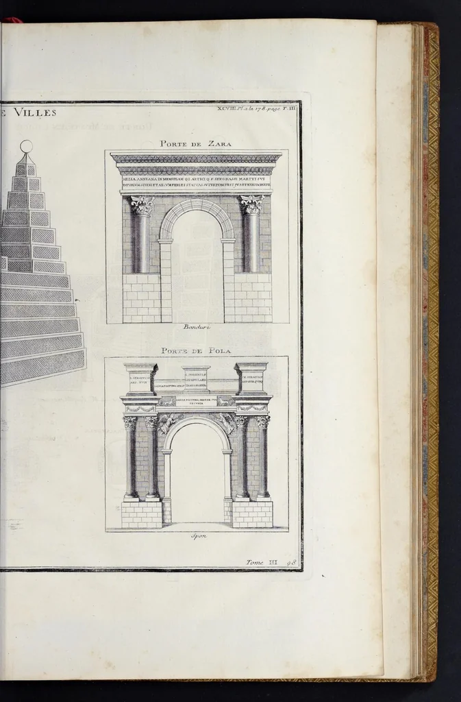An illustration from L'antiquité expliquée et représentée en figures ..., 1719, leaf 404
