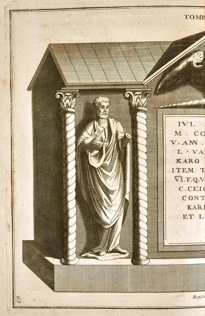 An illustration from Supplément au livre de l'antiquitée expliquée et représentée en figures, 1757, leaf 147
