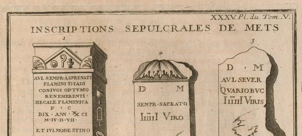 An illustration from Supplément au livre de l'antiquitée expliquée et représentée en figures, 1757, leaf 206