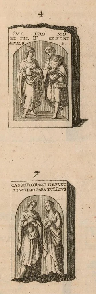 An illustration from Supplément au livre de l'antiquitée expliquée et représentée en figures, 1757, leaf 220