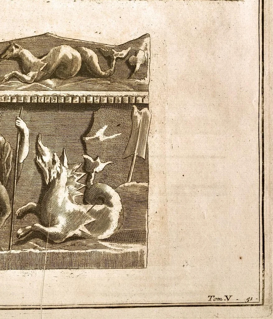 An illustration from Supplément au livre de l'antiquitée expliquée et représentée en figures, 1757, leaf 278