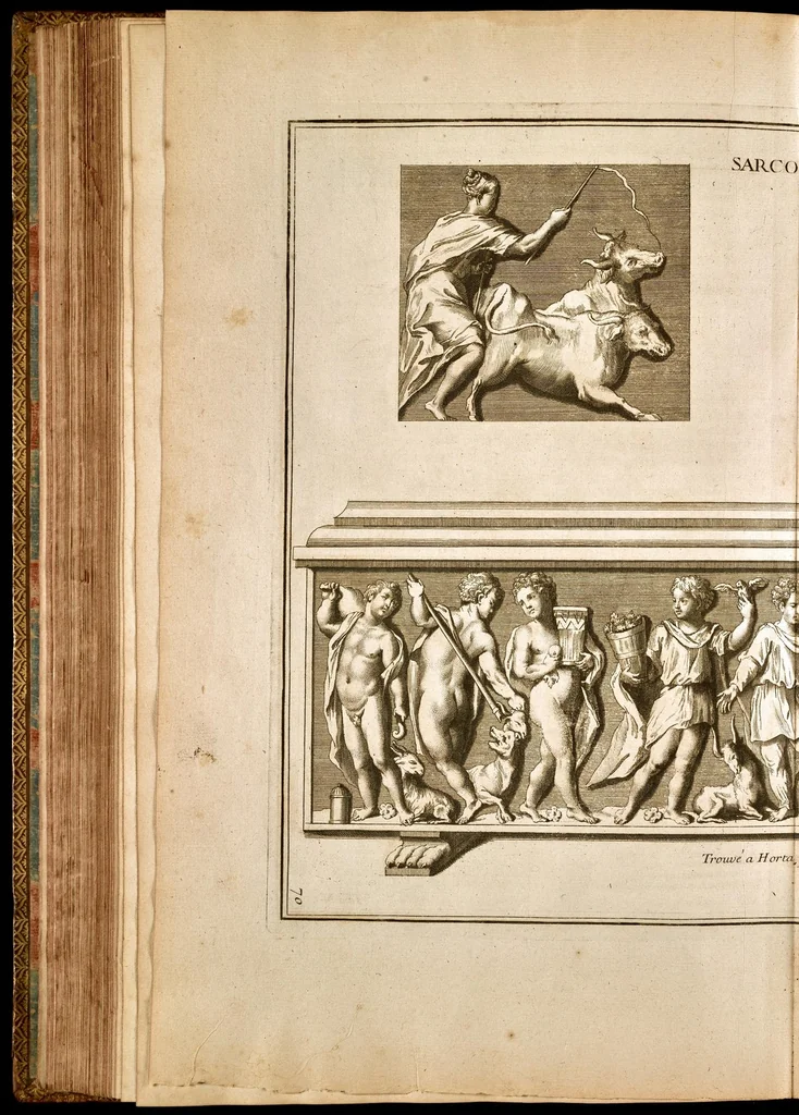 An illustration from Supplément au livre de l'antiquitée expliquée et représentée en figures, 1757, leaf 291