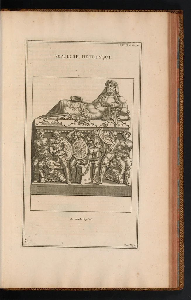An illustration from Supplément au livre de l'antiquitée expliquée et représentée en figures, 1757, leaf 310