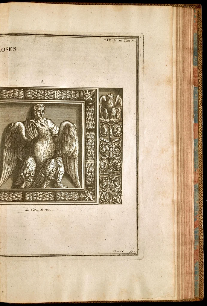 An illustration from Supplément au livre de l'antiquitée expliquée et représentée en figures, 1757, leaf 316