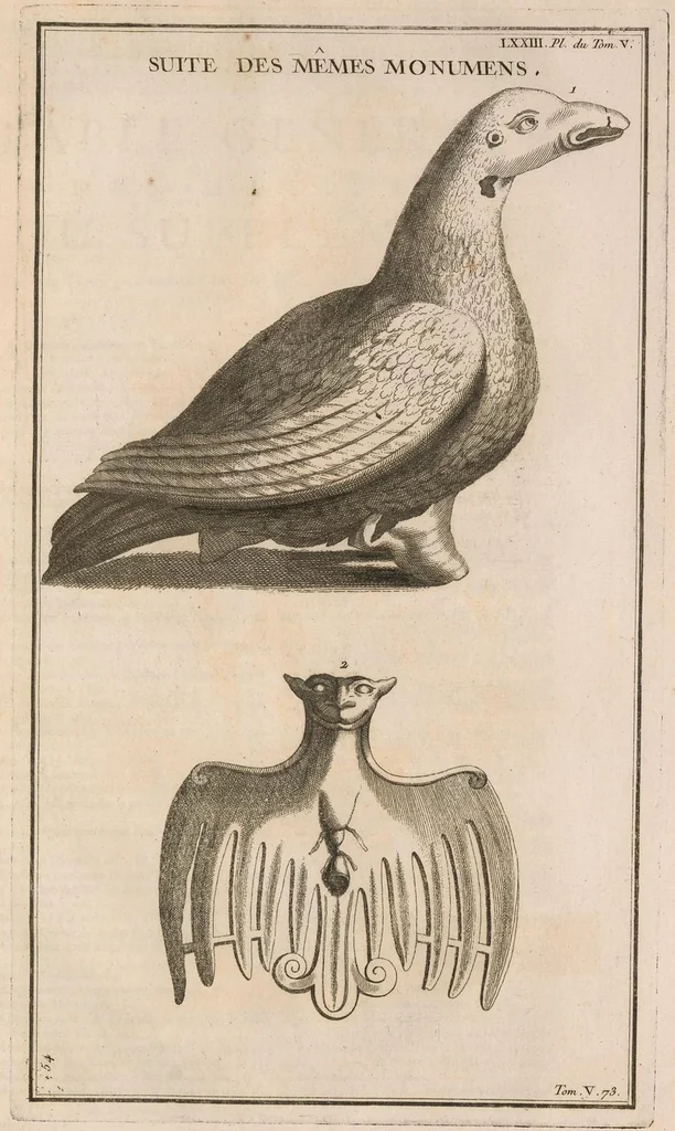 An illustration from Supplément au livre de l'antiquitée expliquée et représentée en figures, 1757, leaf 364