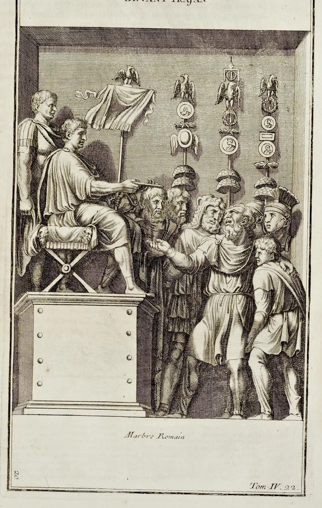 An illustration from Supplément au livre de l'antiquitée expliquée et représentée en figures, 1757, leaf 124
