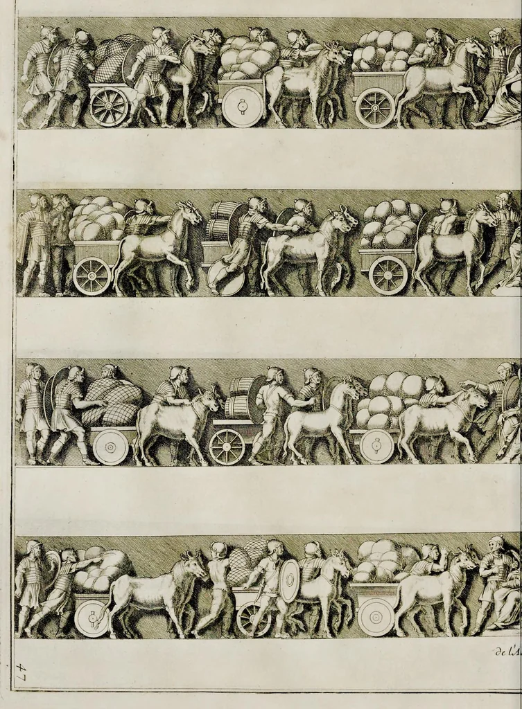An illustration from Supplément au livre de l'antiquitée expliquée et représentée en figures, 1757, leaf 165