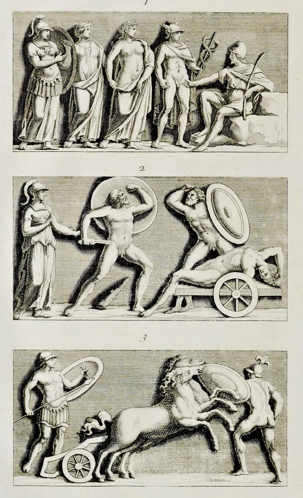 An illustration from Supplément au livre de l'antiquitée expliquée et représentée en figures, 1757, leaf 203