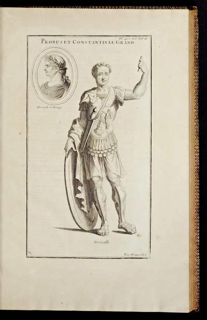 An illustration from Supplément au livre de l'antiquitée expliquée et représentée en figures, 1757, leaf 36