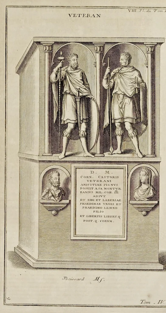 An illustration from Supplément au livre de l'antiquitée expliquée et représentée en figures, 1757, leaf 48