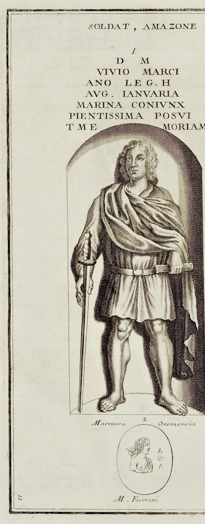An illustration from Supplément au livre de l'antiquitée expliquée et représentée en figures, 1757, leaf 54