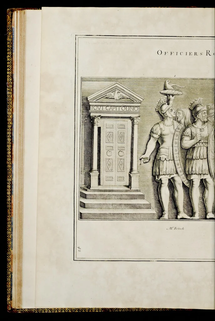 An illustration from Supplément au livre de l'antiquitée expliquée et représentée en figures, 1757, leaf 83
