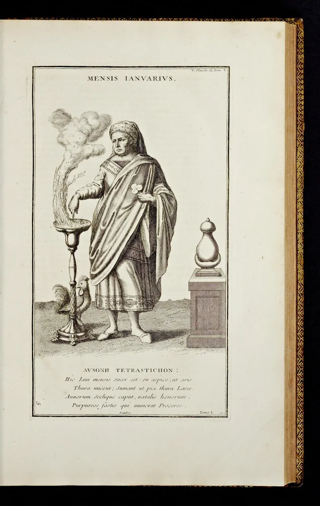 An illustration from Supplément au livre de l'antiquitée expliquée et représentée en figures, 1757, leaf 112