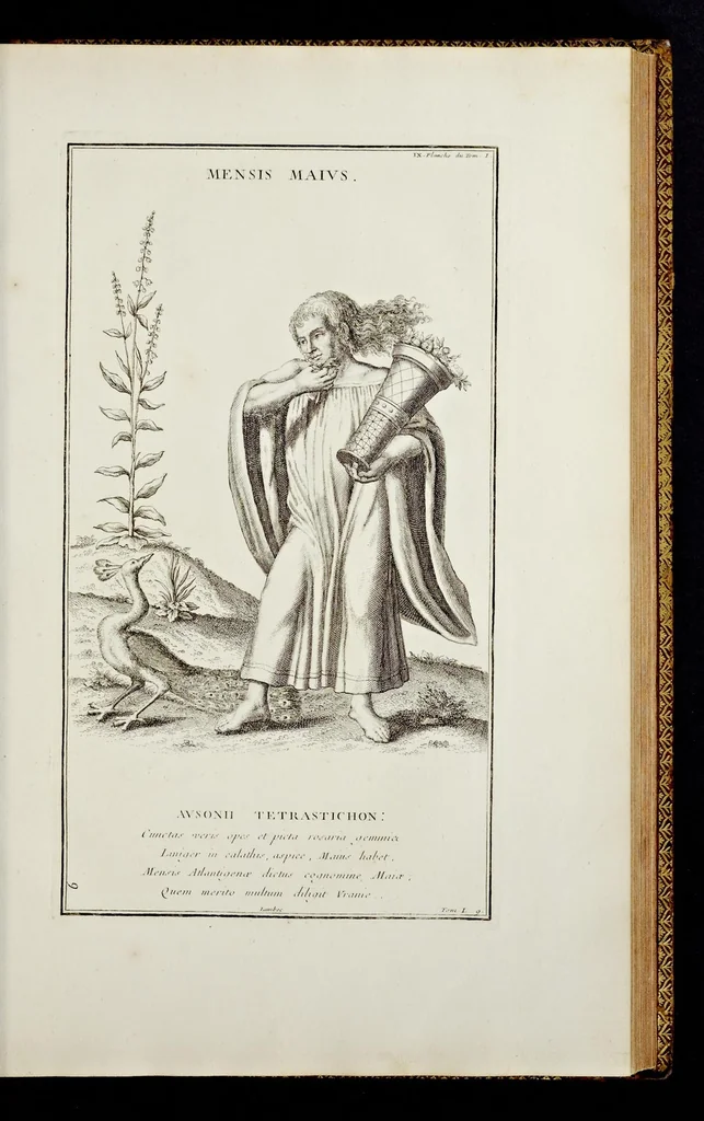 An illustration from Supplément au livre de l'antiquitée expliquée et représentée en figures, 1757, leaf 124
