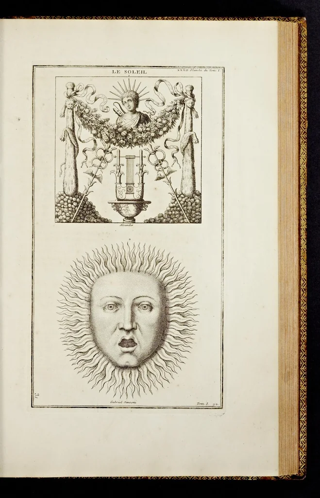 An illustration from Supplément au livre de l'antiquitée expliquée et représentée en figures, 1757, leaf 240