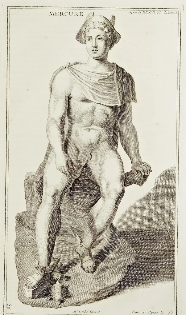 An illustration from Supplément au livre de l'antiquitée expliquée et représentée en figures, 1757, leaf 260