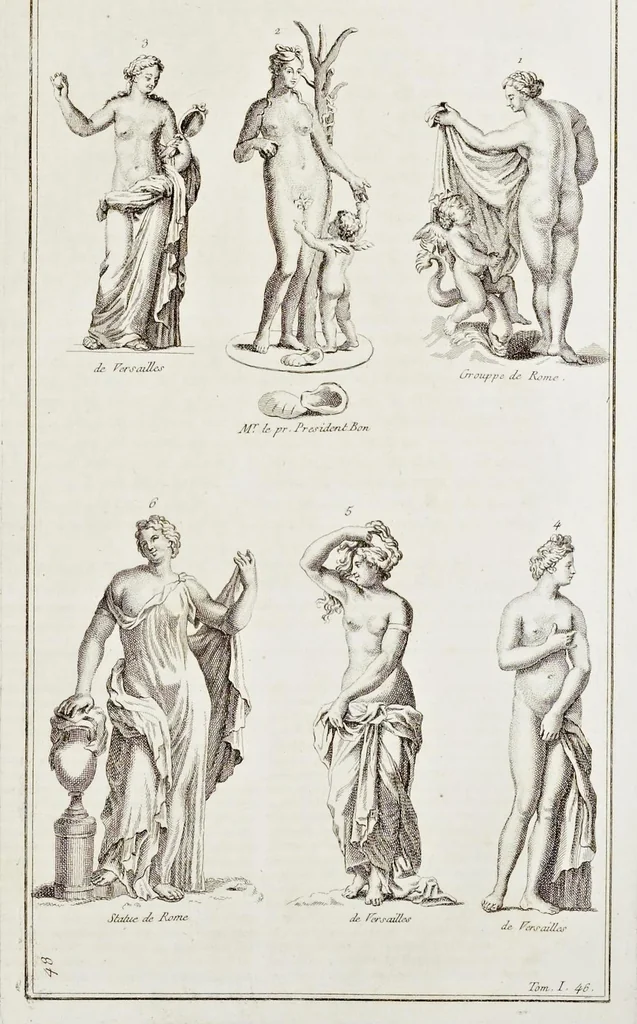 An illustration from Supplément au livre de l'antiquitée expliquée et représentée en figures, 1757, leaf 318