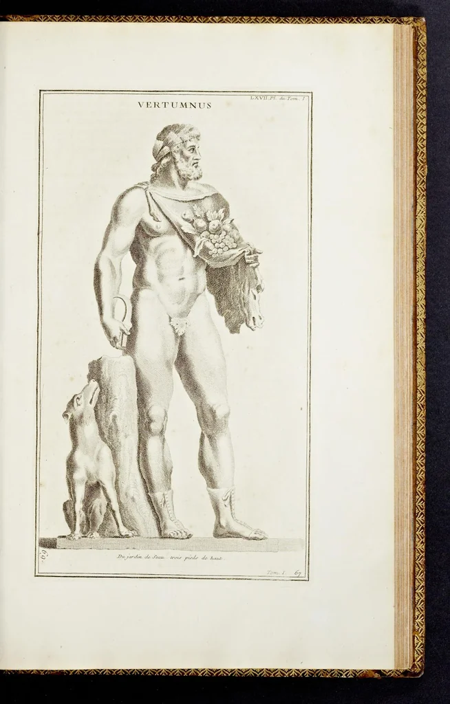 An illustration from Supplément au livre de l'antiquitée expliquée et représentée en figures, 1757, leaf 424