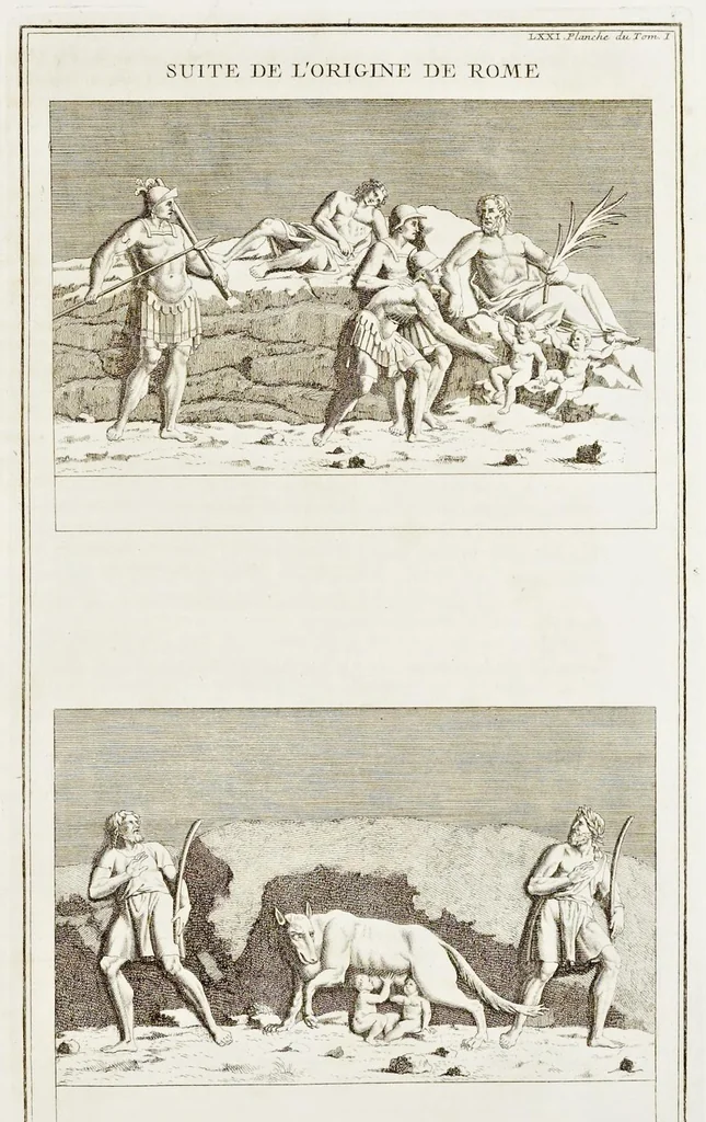 An illustration from Supplément au livre de l'antiquitée expliquée et représentée en figures, 1757, leaf 448