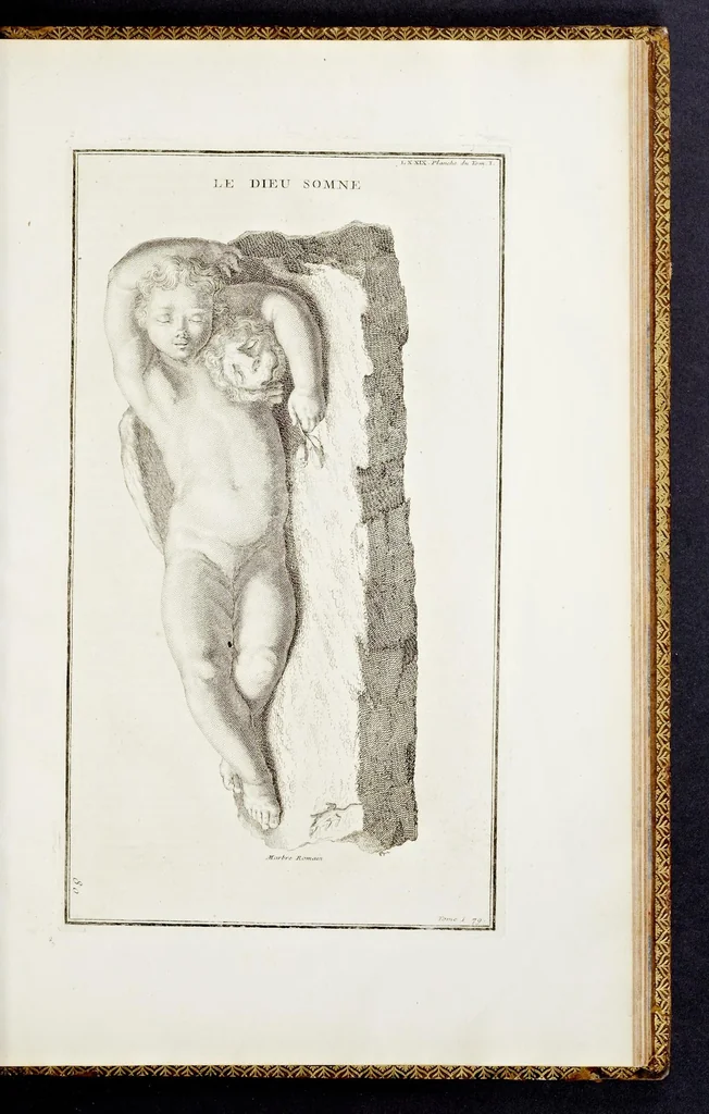 An illustration from Supplément au livre de l'antiquitée expliquée et représentée en figures, 1757, leaf 498