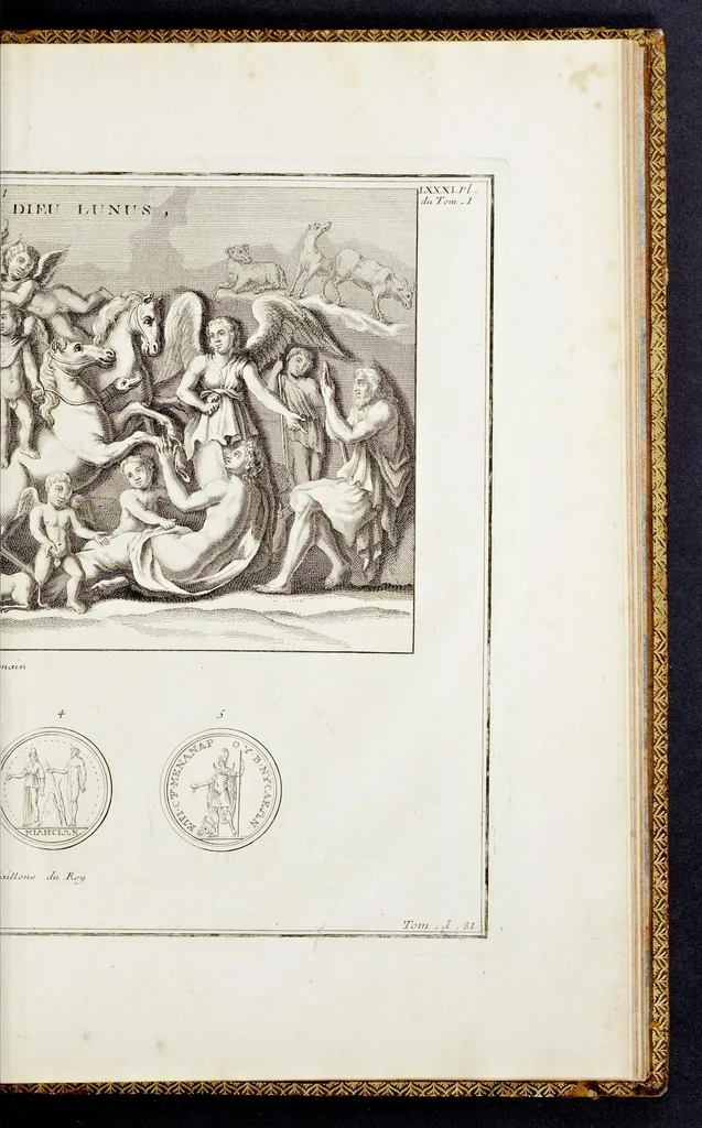 An illustration from Supplément au livre de l'antiquitée expliquée et représentée en figures, 1757, leaf 514