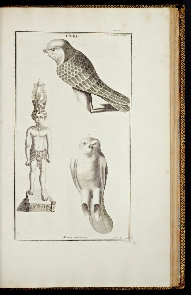 An illustration from Supplément au livre de l'antiquitée expliquée et représentée en figures, 1757, leaf 282