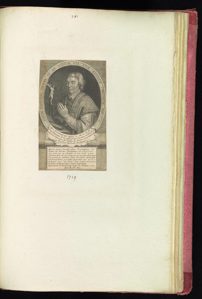 An illustration from Monumens de l'histoire de France, en estampes et dessins .., 1783, leaf 436