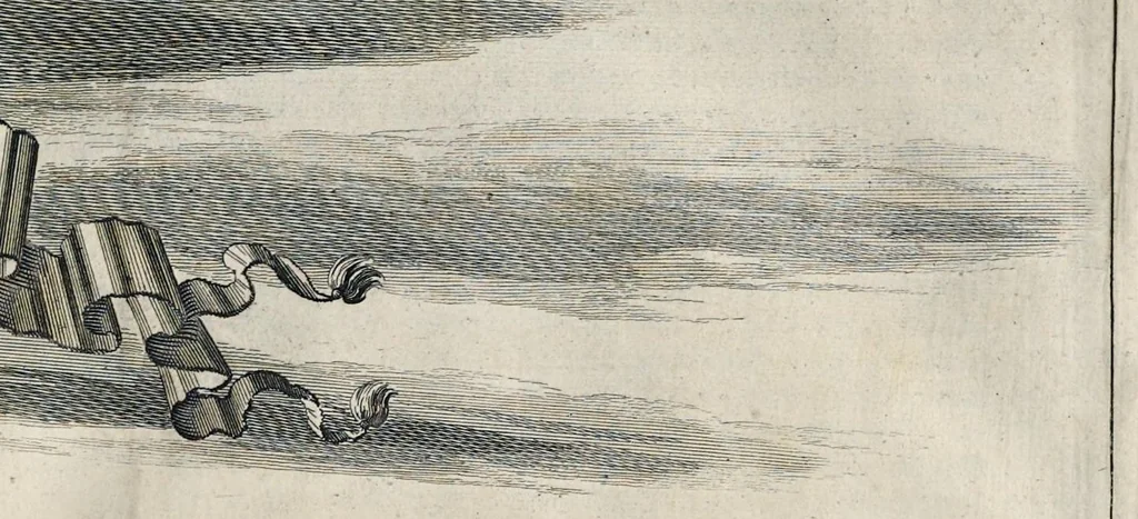 An illustration from Naukeurige beschryving van gantsch Syrie, en Palestyn of Heilige Lant... Verrijkt met lantkaerten en afbeeldingen... in koper gesneden, 1677, leaf 202